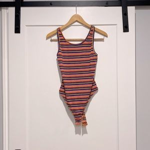 Striped Tank Bodysuit